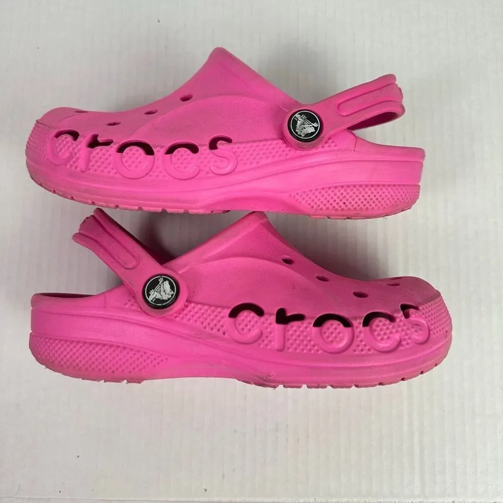 Crocs Baya Kids Clog size J1 Pink